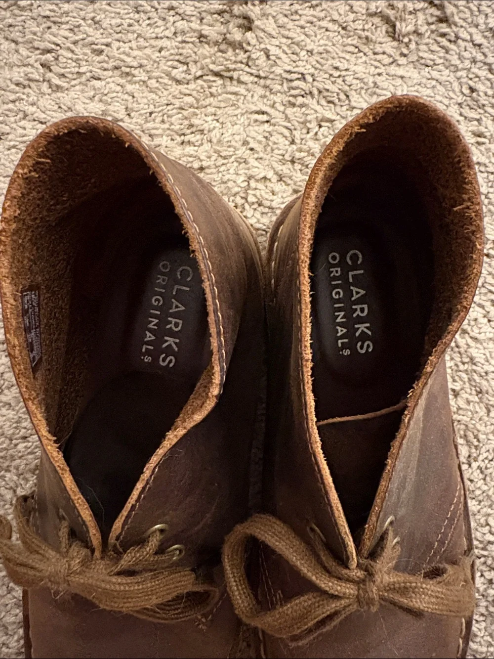 Clarks Women's Brown Leather Ankle Booties